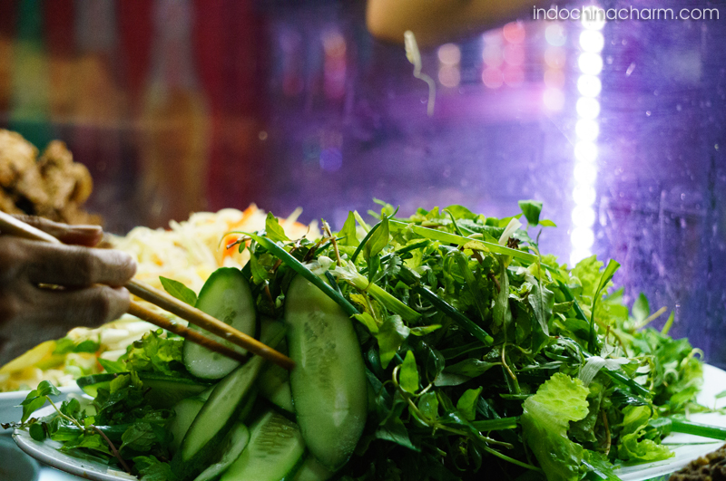 Fresh local herb from Tra Que village near Hoi An Town