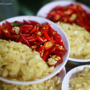 Chili and garlic - Elements to make the sauce