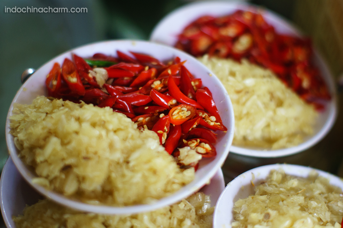 Chili and garlic - Elements to make the sauce