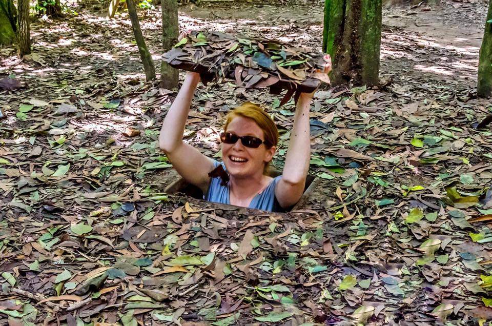 Cu Chi Tunnels about 70km from Ho Chi Minh City