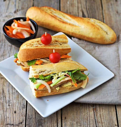 Veggie Vietnamese Sandwich (Banh Mi Chay)